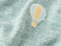 Name It t-shirt deep jungle med luftballon- smuk meleret grøn t-shirt til drenge